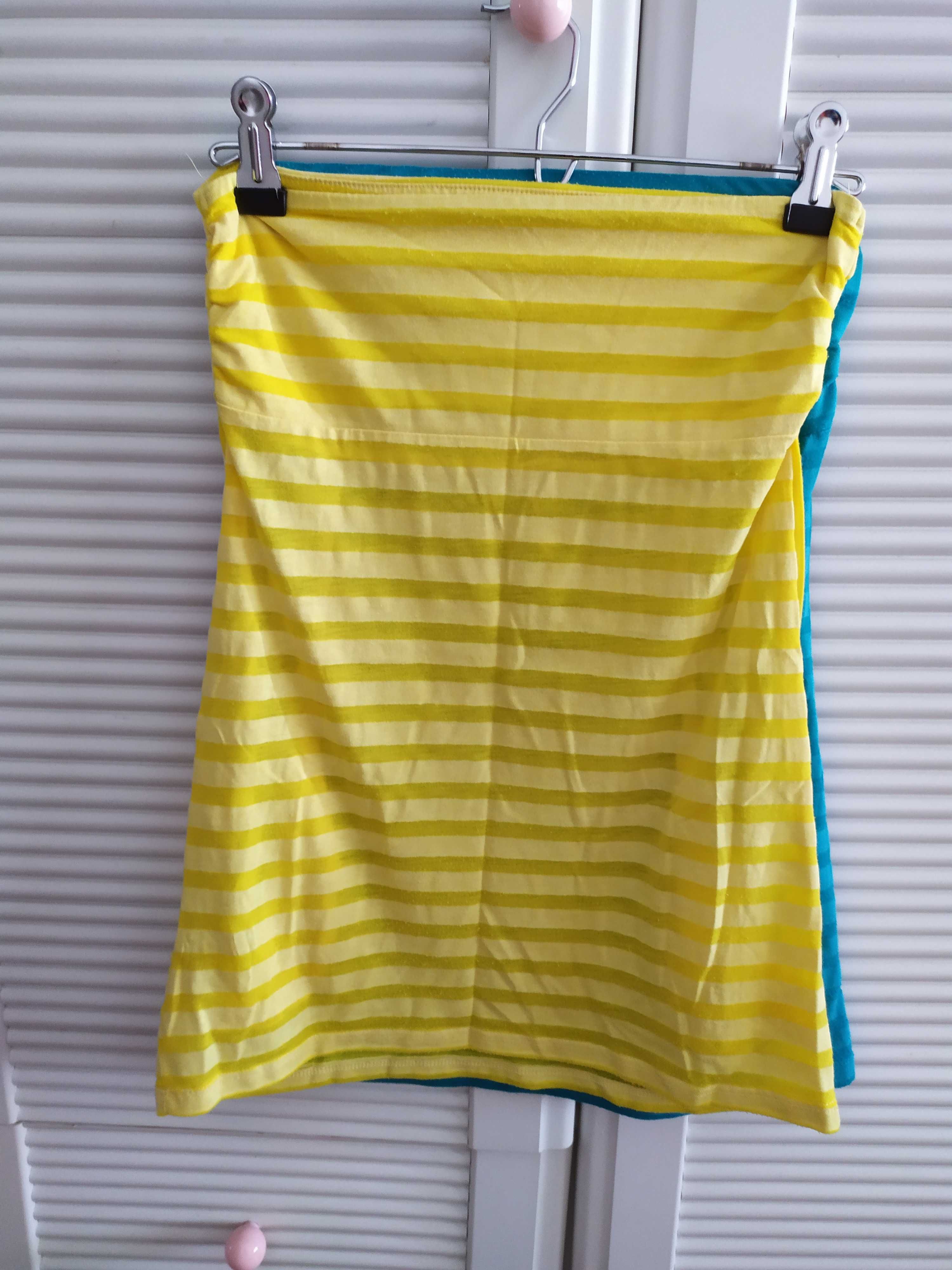 Top "cai-cai" tamanho S (em azul e amarelo)