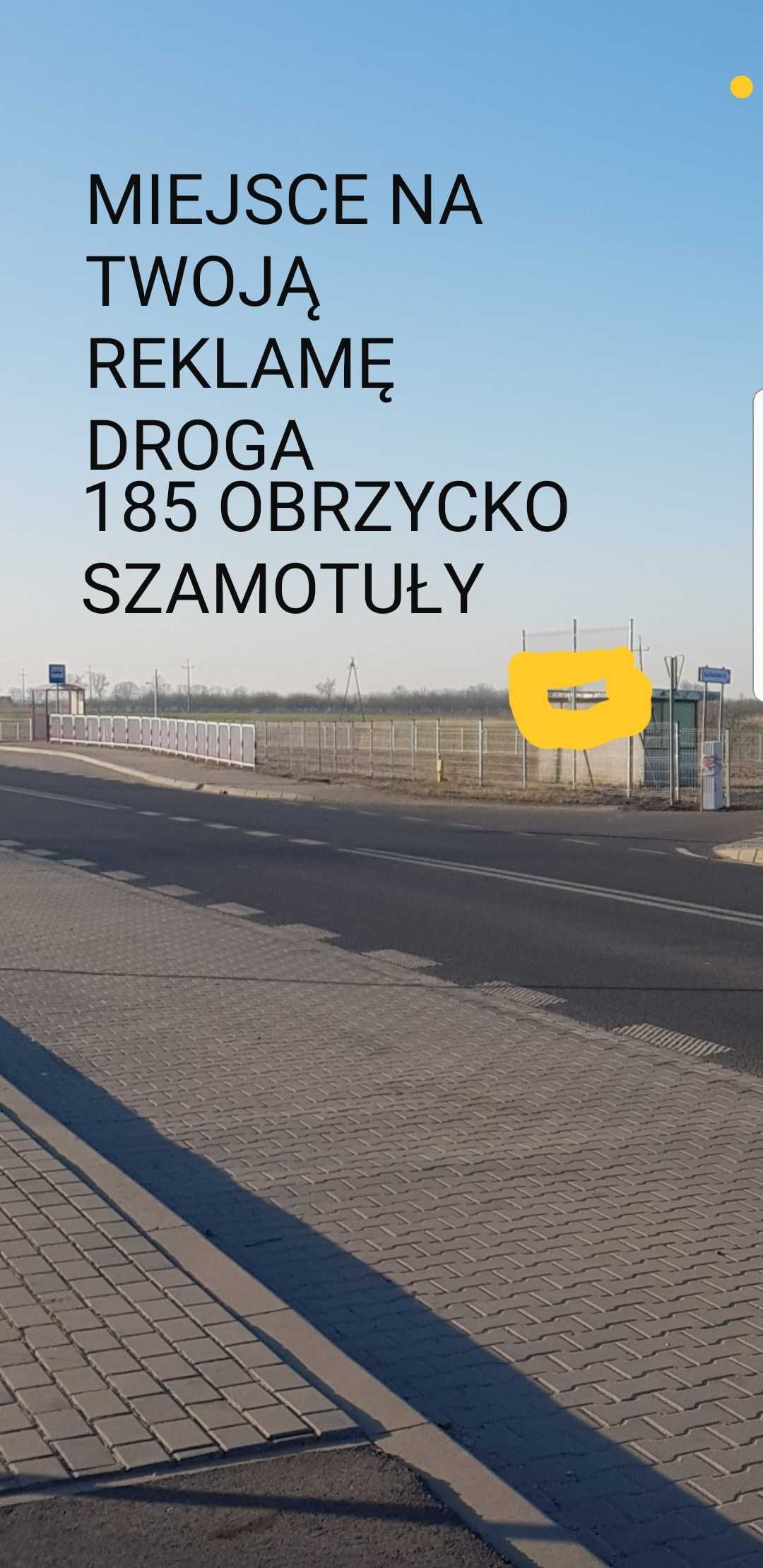 Wynajmę  plac Slopanowo przy drodze krajowej 185 Szamotuly Obrzycko