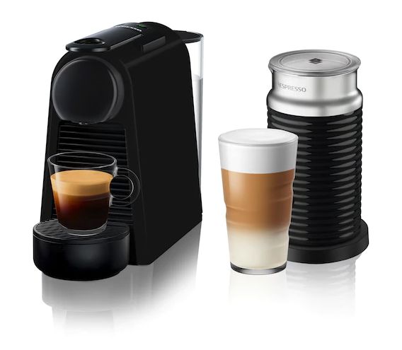 Pack Máquina Nespresso Essenza Black mais Aeroccino 3