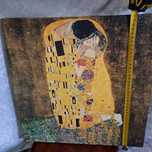 Mały Obraz Gustav Klimt pocałunek kiss 40x40 wydruk reprodukcja kopia