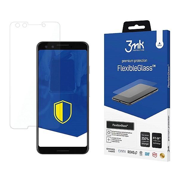 Szkło hybrydowe 3mk FlexibleGlass™ na Google Pixel 3