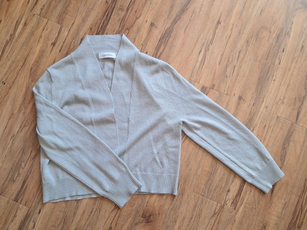 Srebrny sweterek Calvin Klein rozmiar S stan bdb