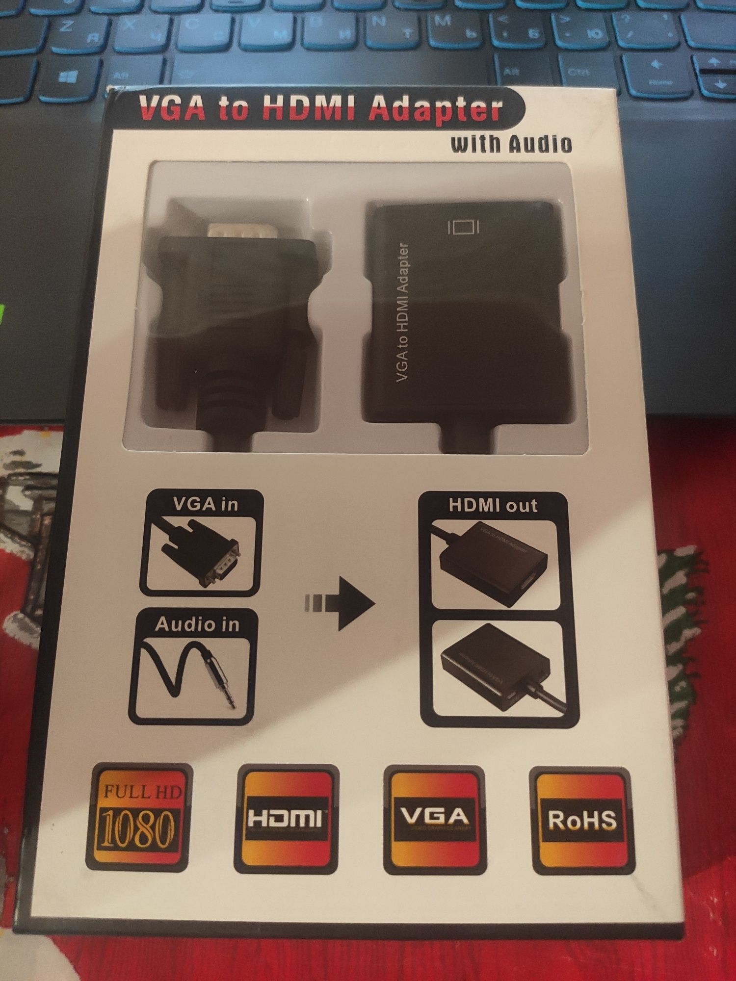 Кабель VGA HDMI адаптер