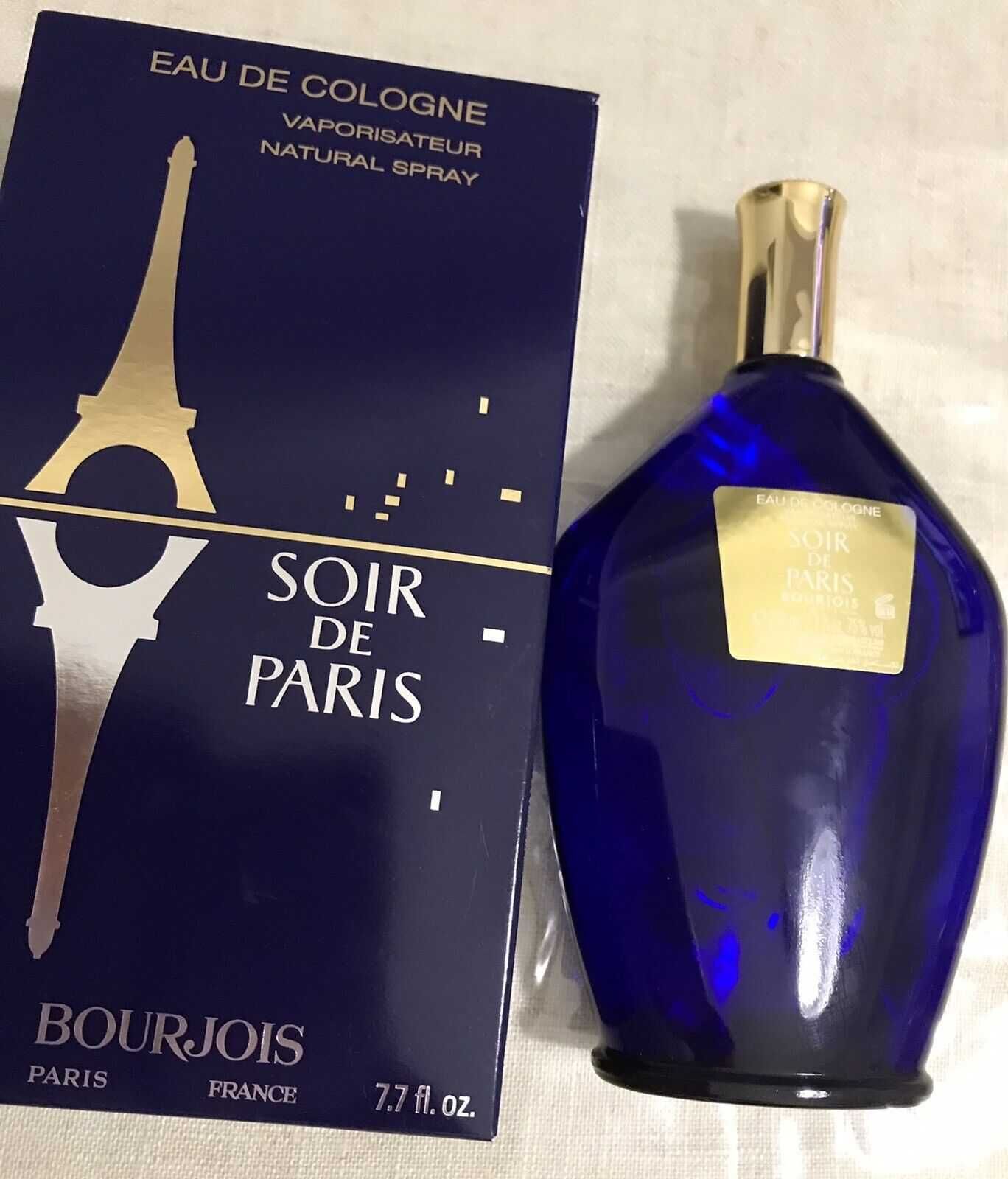 Soir de paris edc 240ml SPRAY z atomizerem Bourjois Mega unikat