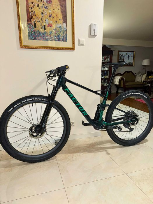 Rower MTB Factor Lando XC Crystal Green L AXS XX1 12s Quarq DT Swiss