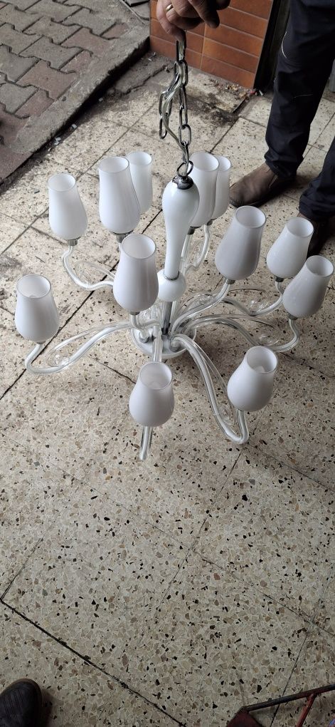 Lampa wiszaca szklana