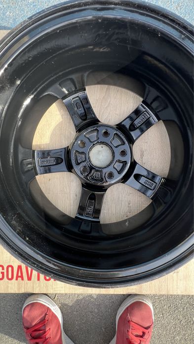 Goauto диски Honda 5/114,3 r16 et55 6,5j dia64,1 як нові чорний глянец