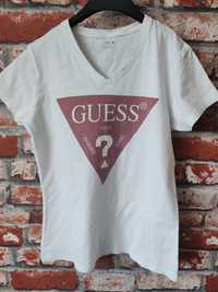 T-shirt guess z plamą