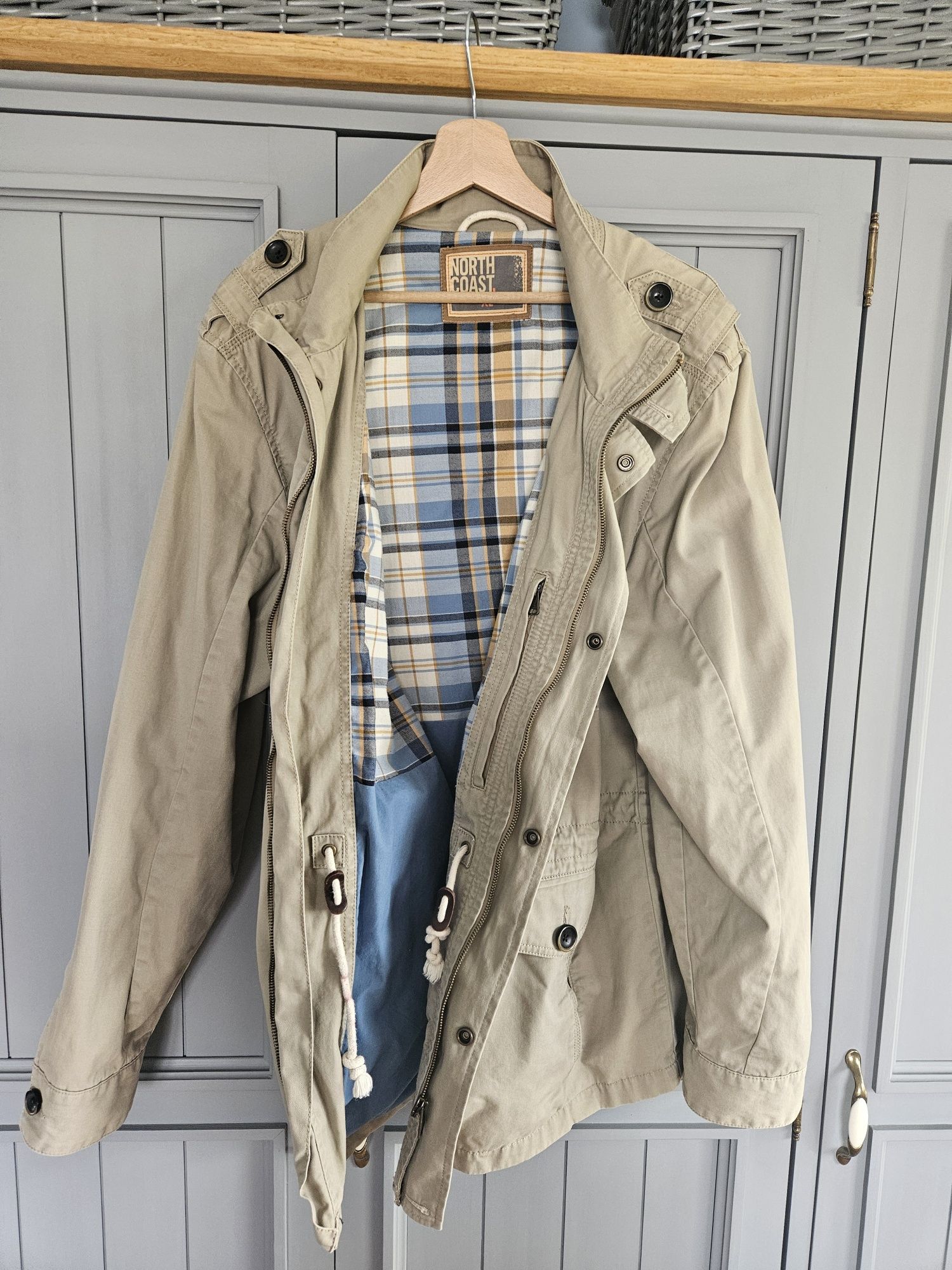 Kurtka North Coast M&S XL khaki militarna