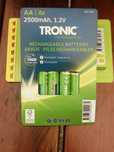 Tronic АКАМУЛЯТОРИ АА 2500 ma h перезаряднi