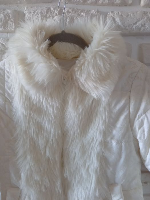 Kurtka jesienno zimowa ecru  XS/S