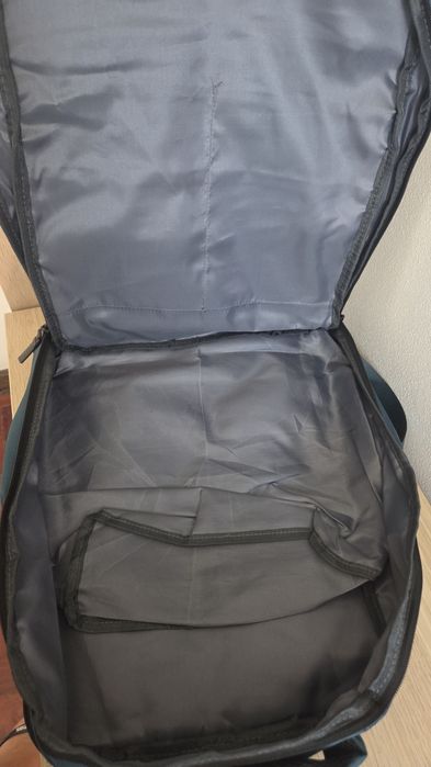 Mochila de viagem hexágono turquesa