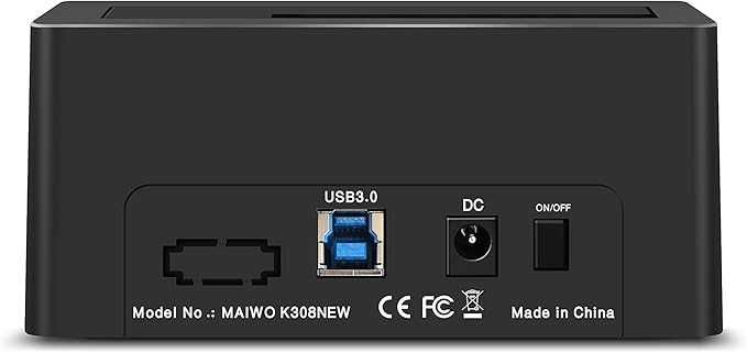 Stacja dokująca Maiwo K308H USB 3.1 GEN1 5 Gb/s SATA 2,5 lub 3,5 cala
