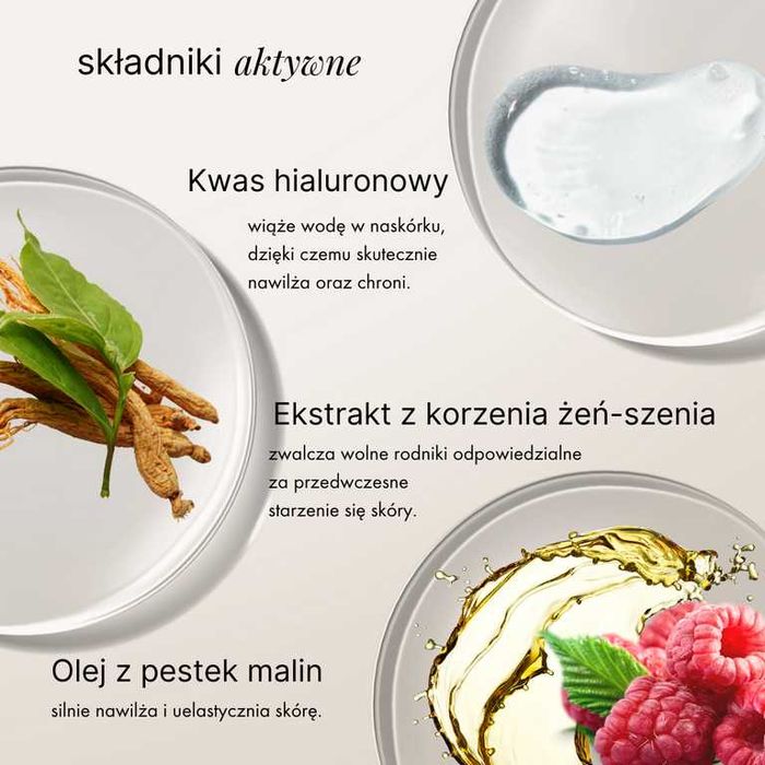 Mokosh /  krem do twarzy anti-pollution Malina 60 ml dzień i noc