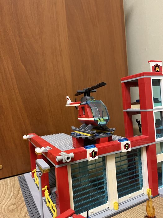 Lego city оригинал пожарная часть