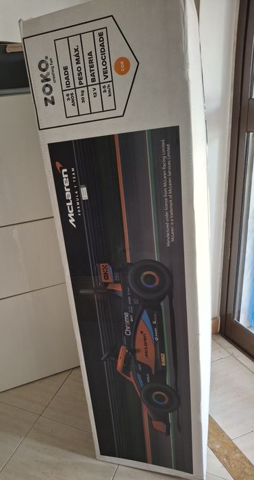 Carro elétrico para criança F1 McLaren