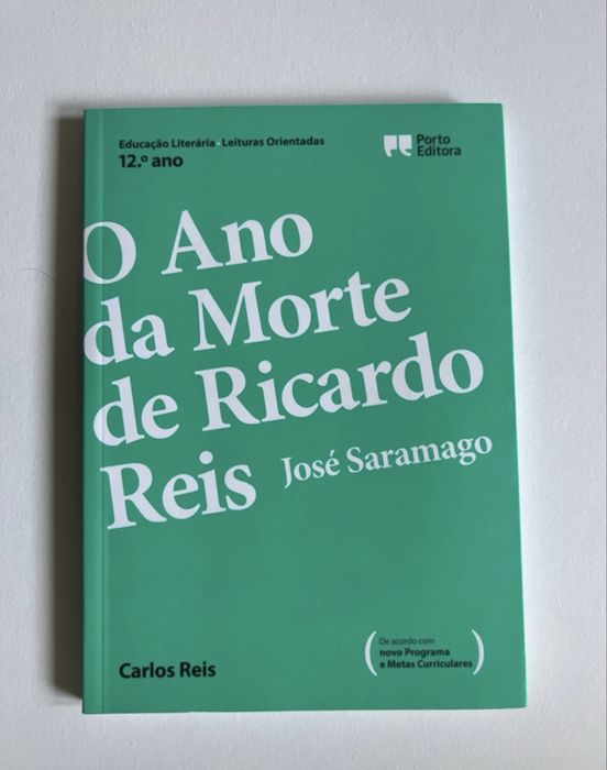 “O Ano da Morte de Ricardo Reis” - livro de apoio ao estudo