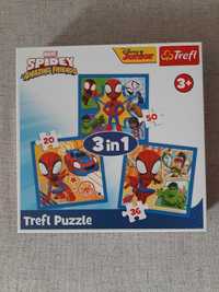 Trefl - puzzle 3 w 1 - Spidey Amazing Friends