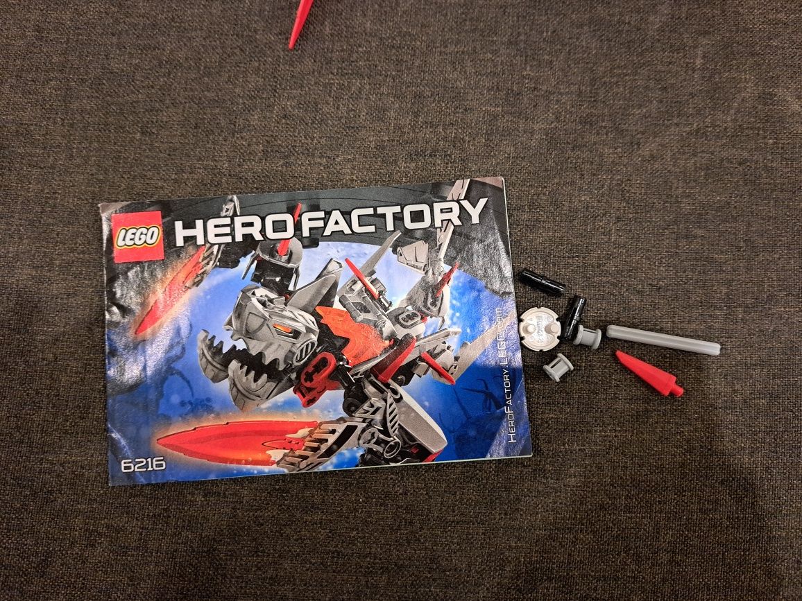 LEGO Hero Factory Jawblade 6216 - kompletny zestaw z dodatkowymi część