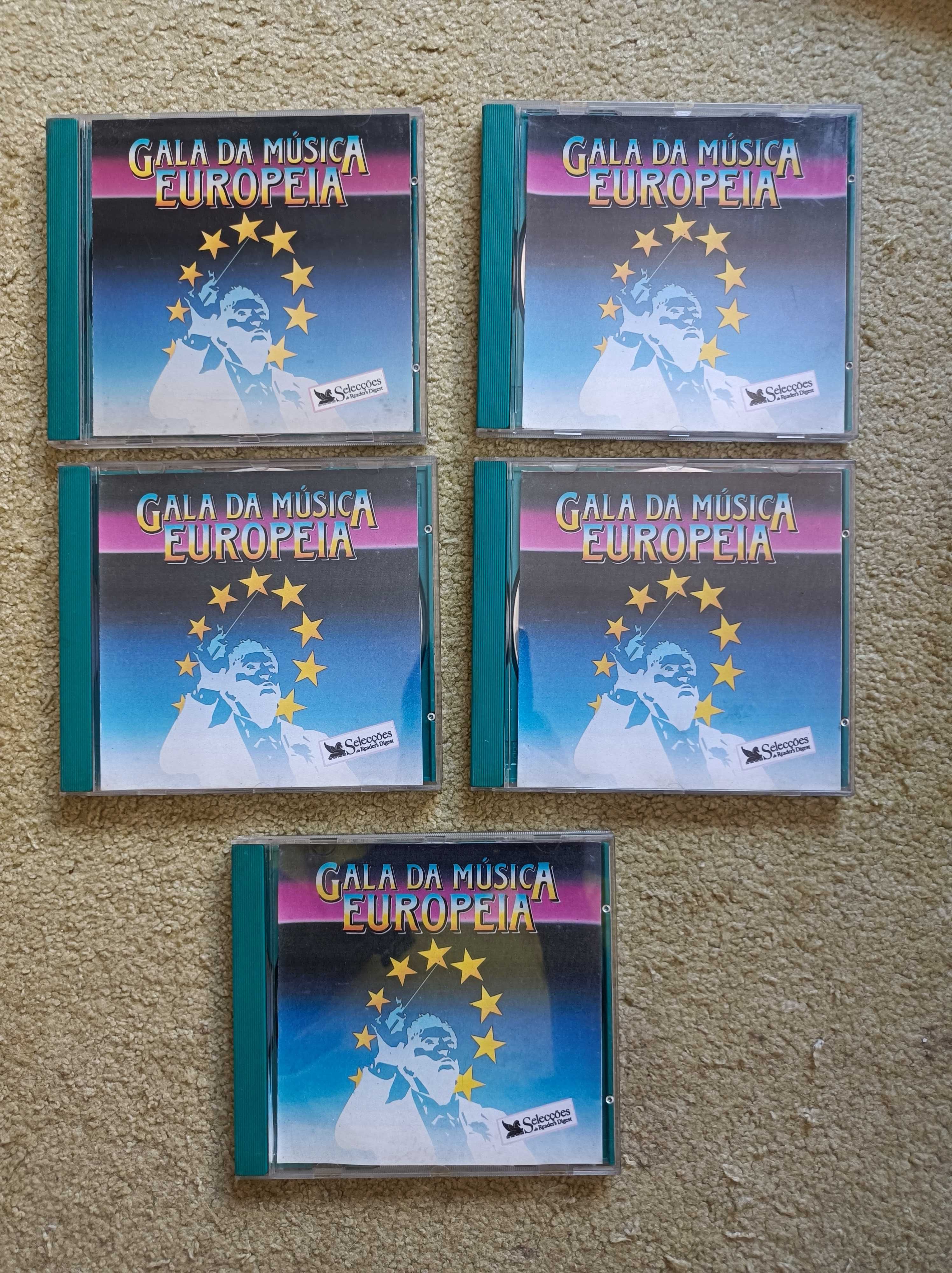 CDs Gala da Música Europeia (5 Cds, coleção completa) - 6€