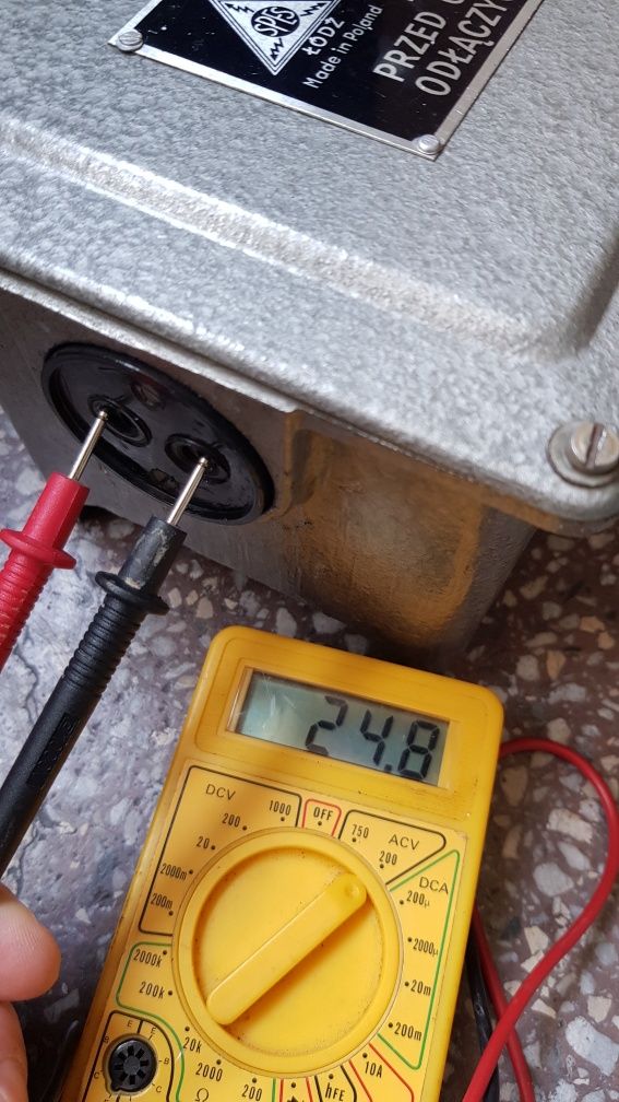 Transformator ochronny TBS-160 24V 160VA | PRL | SPES Łódź