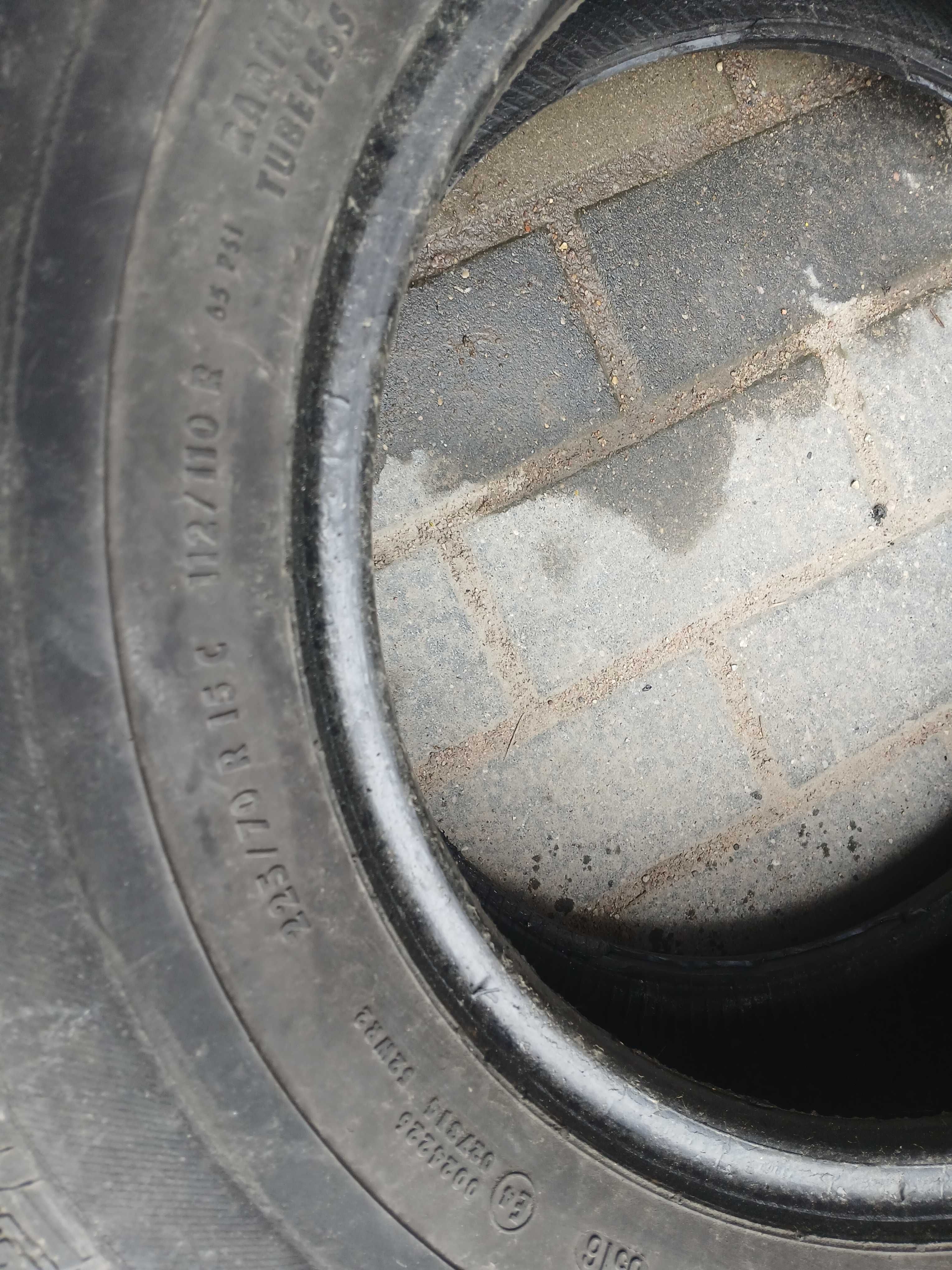 2x używane opony letnie 225/70 R15C Points Gwarancja Montaż Duży wybór