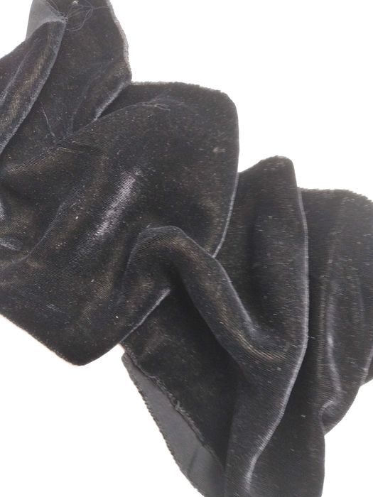 Отрезок старинного панбархата на натуральном шелке, шифоне 16см.*48см.