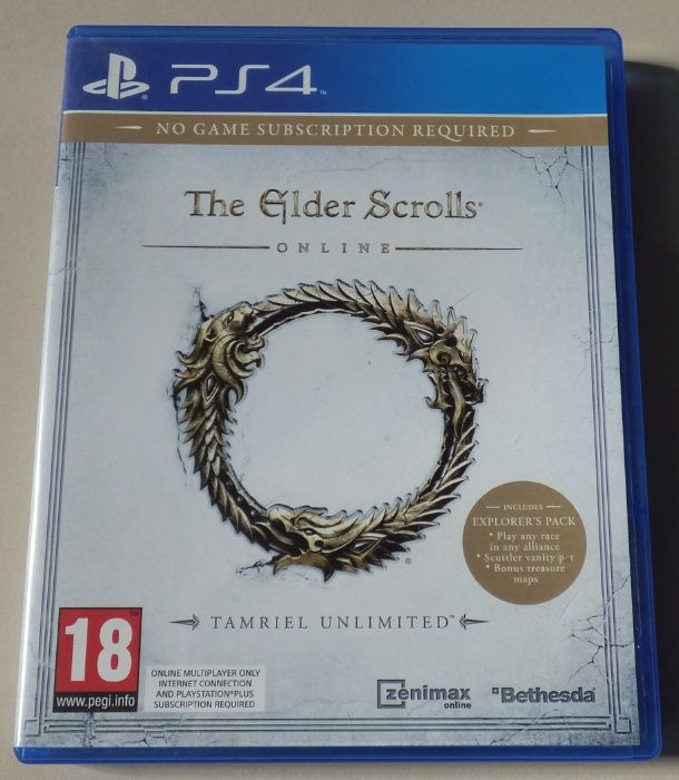 Jogo PS4 - The Elder Scrolls Online Tamriel Unlimited