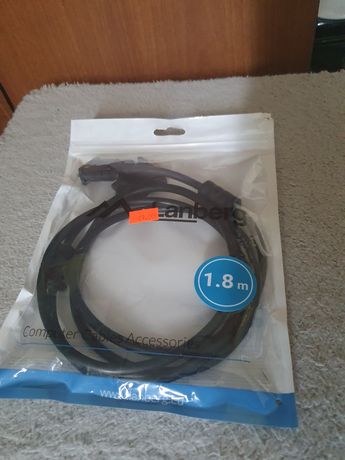 Kabel VGA 1.8M Nowy