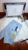 Spodnie jeansy skinny baby blue r.32/xxs/4 Nowe z metkami bawełna elas