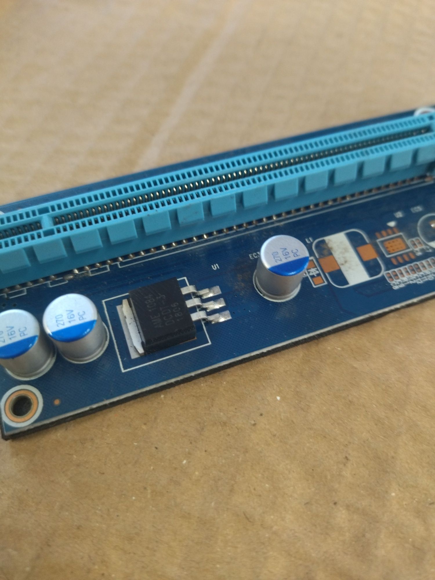 Riser rev. 008S PCI-E 1x to 16x 6 pin (A10*)