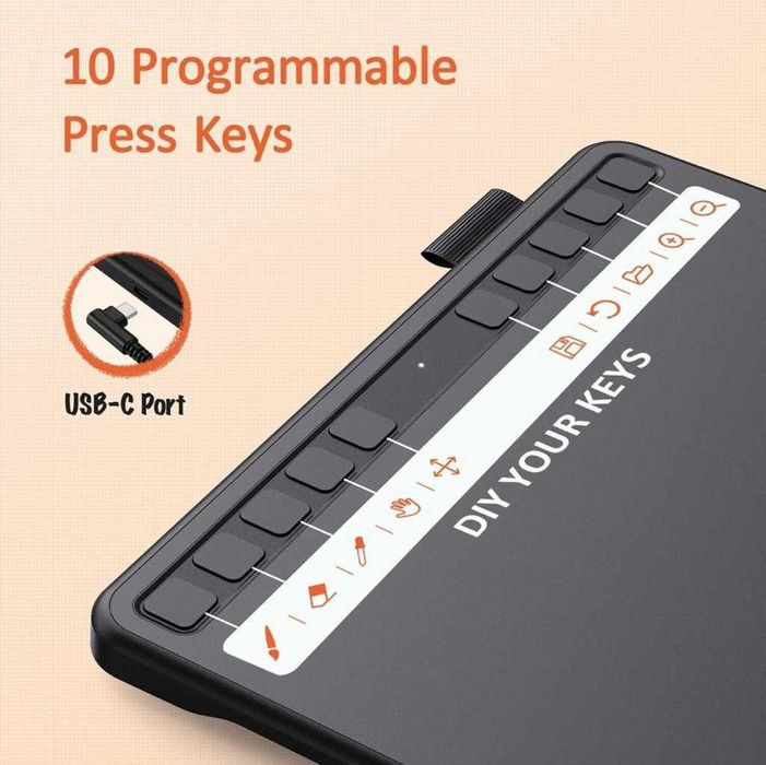Mesa digitilizadora UGEE S640 pen tablet