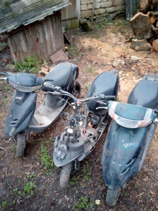 Продам 5 скутерів одним лотом Хонда Ямаха