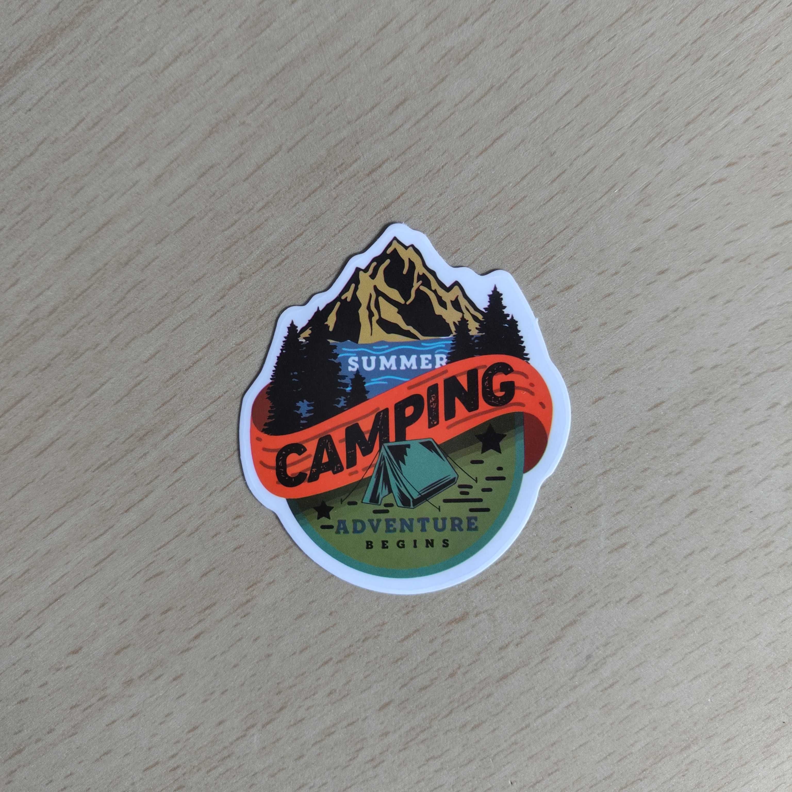 100 Autocolantes Stickers Campismo Montanha Van Aventura