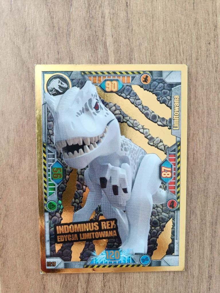 Karta LEGO Jurassic World, LE17,  Indominus Rex, edycja limitowana