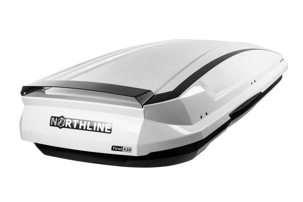 Box dachowy Northline TIROL 420 Wing White Glossy RZESZÓW