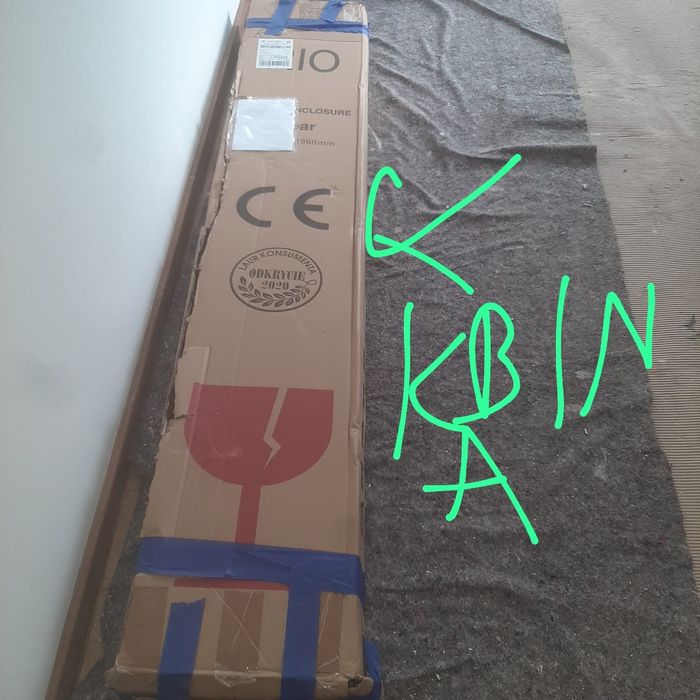 Kabina prysznicowa i brodzik