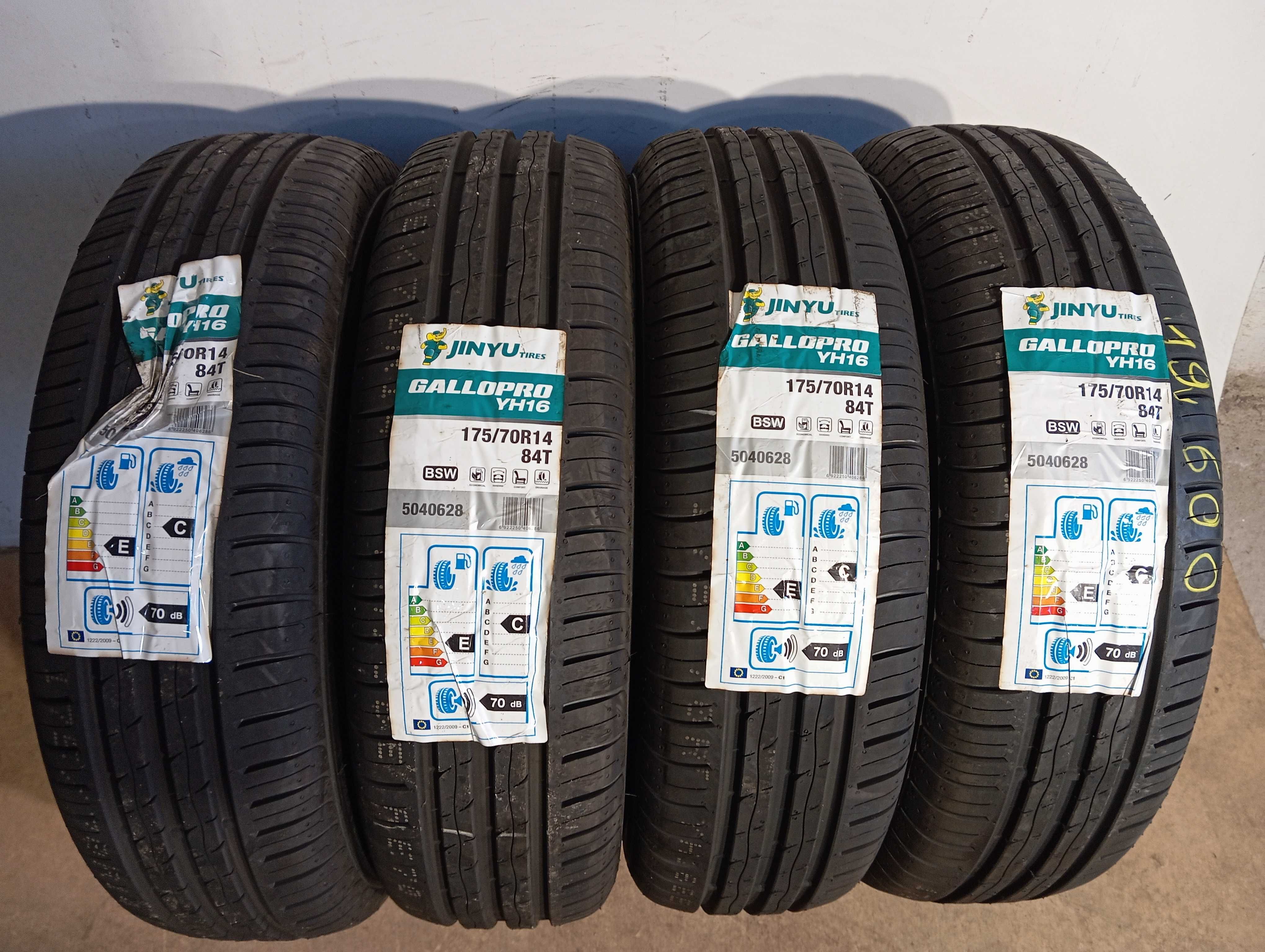 4x 175/70 R14 84T Jinyu Gallopro YH16 2019r 6,9mm