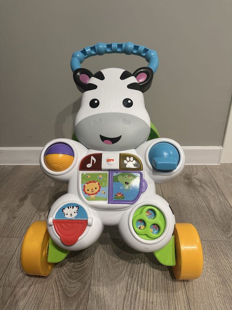 Інтерактивні ходунки- каталка зебра Fisher Price (в коробці)