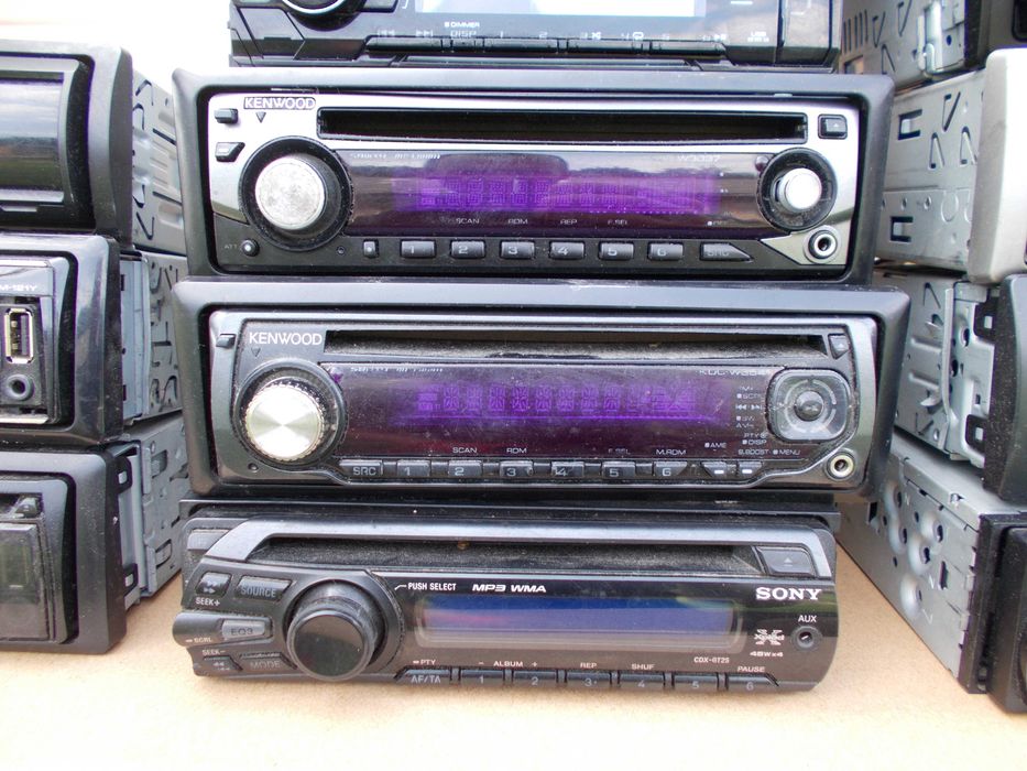 radio samochodowe JVC kenwood SONY pioneer alpine CD USB bluetooth