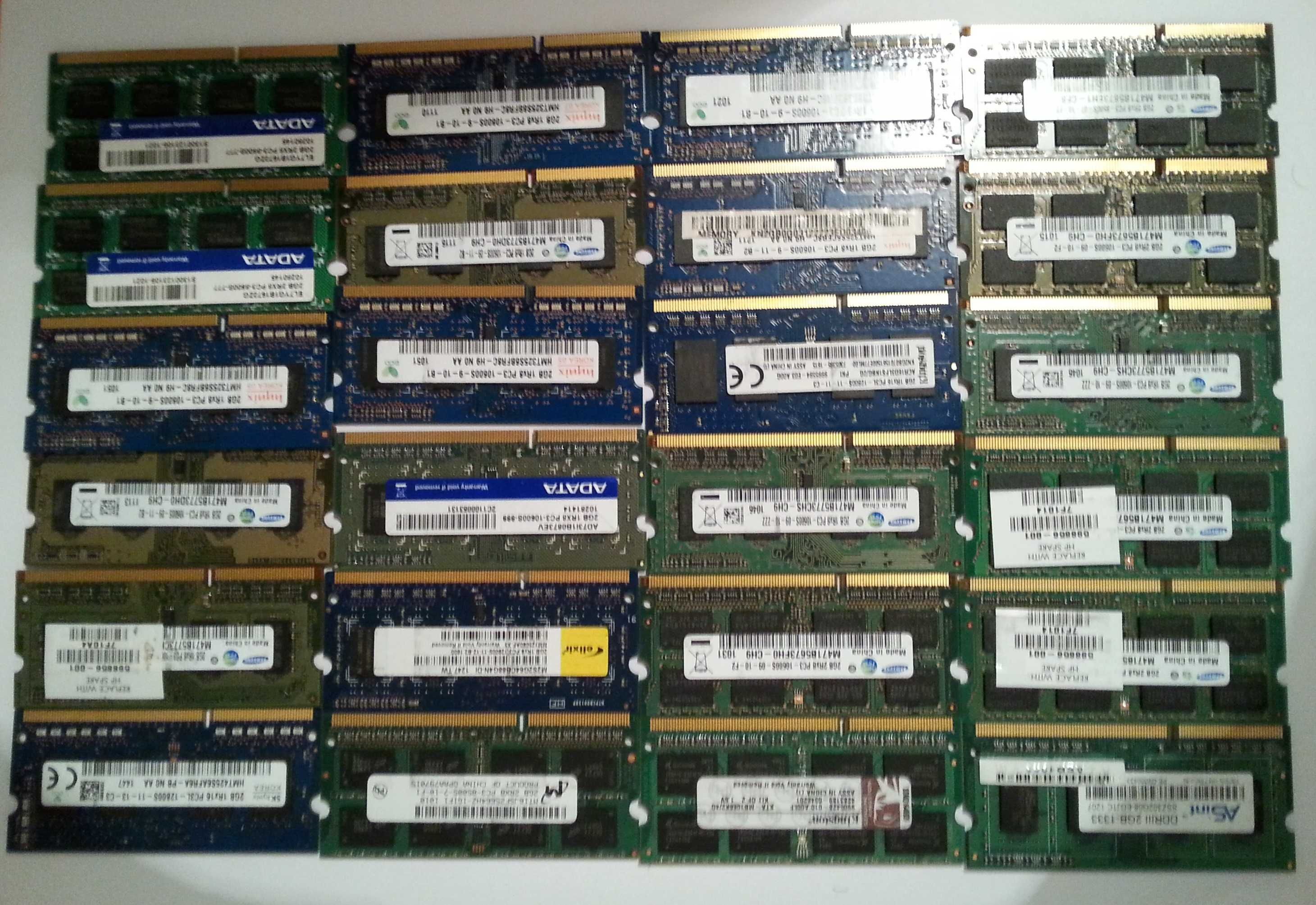 Ideał-Kości DDR2 2GB- SODIMM. Posiadam DDR3 4GB,8GB,DDR4 4GB, 8GB.