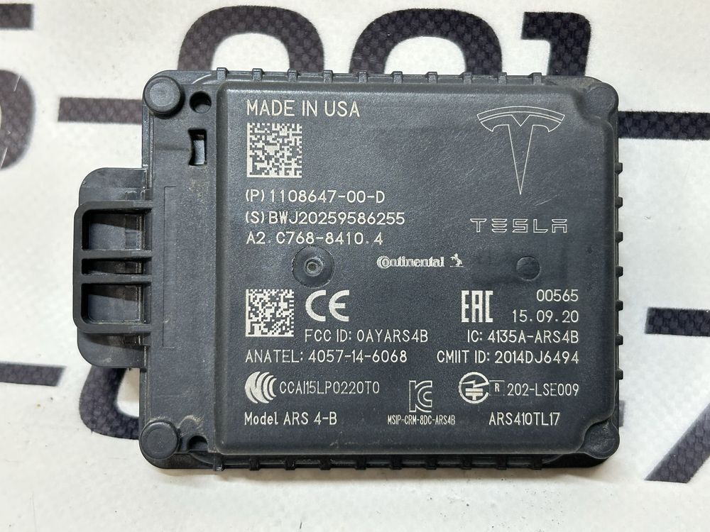 Оригинал радар автопилота дистроник Tesla Model 3 Y S X