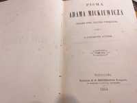 Pisma Adama Mickiewicza T.VIII nakł.S.H.Merzbacha 1858