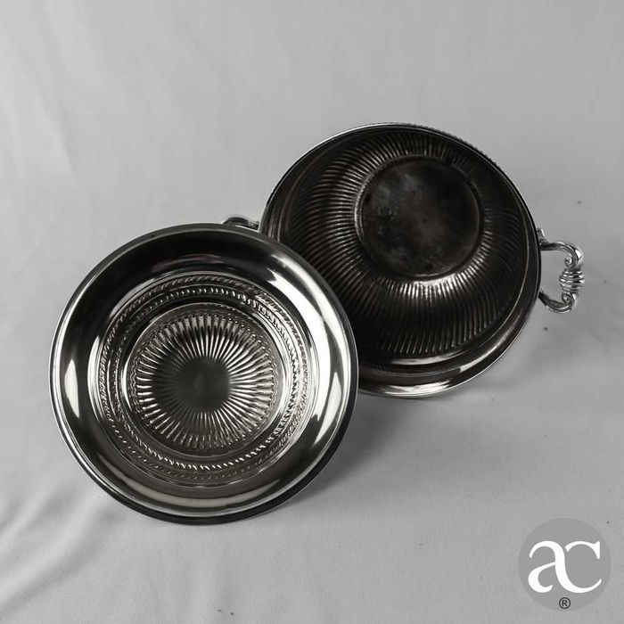 Terrina em prata Portuguesa Águia