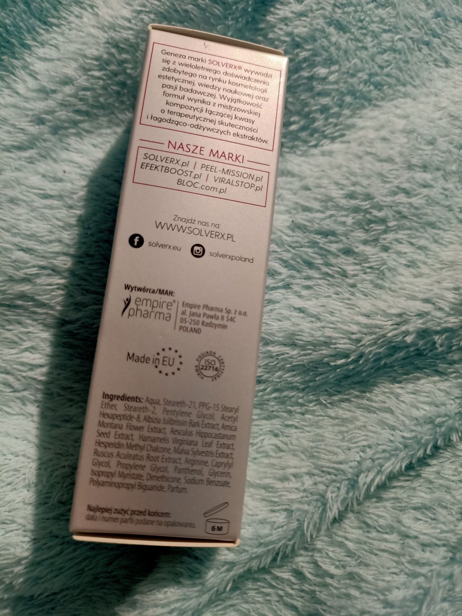 Solverx Age Reset serum pod oczy