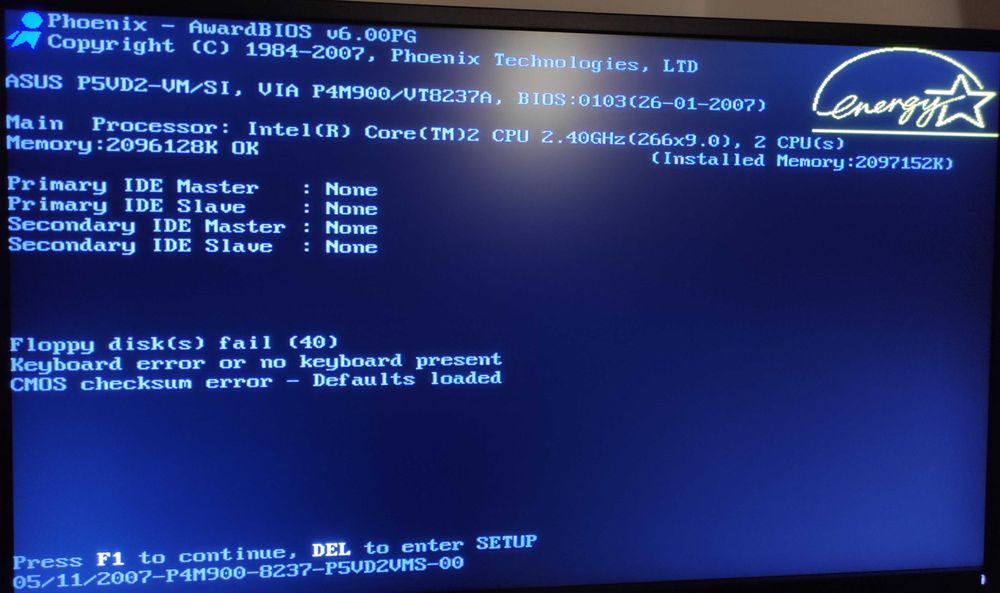 Zestaw Procesor Intel E6600 + Płyta ASUS P5VD2 + 2GB RAM DDR2