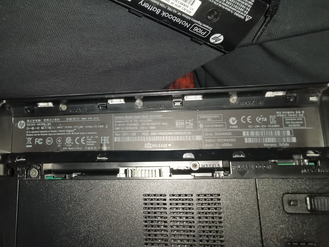 Computador portátil HP pavilion 17