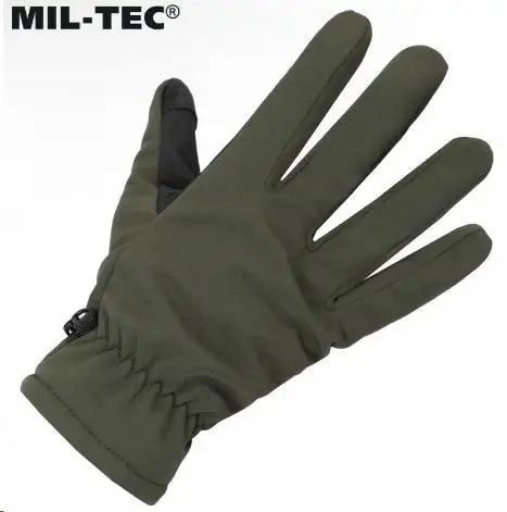 Перчатки тактичні зимові рукавиці  MIL-TEC Soft shell THINSULATE Olive