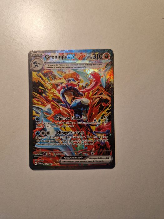 Karta pokemon Greninja EX