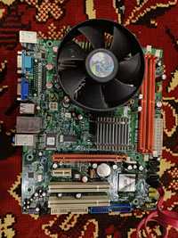 Материнська плата ddr2 з процесором Intel Celeron e330